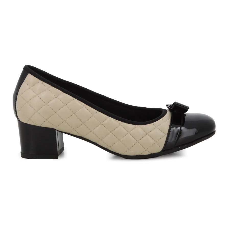 soft style Hush Puppies Emma II White Black Classic Court