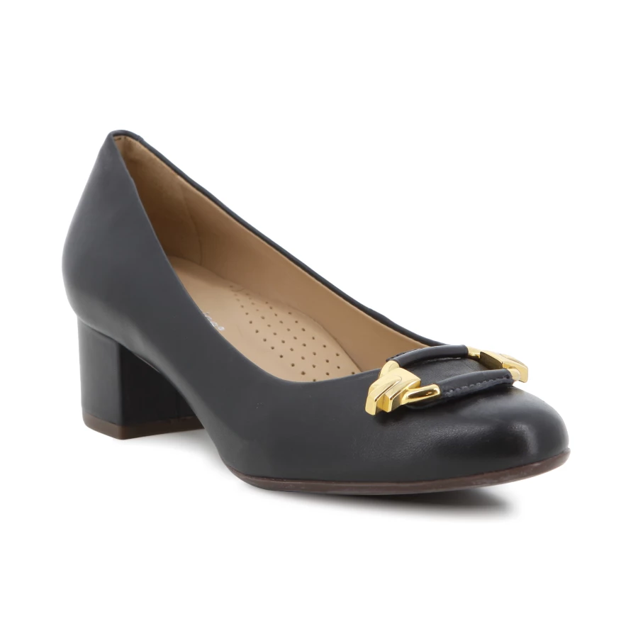 Soft Style Hush Puppies Eniate Courts Elba Blue Leather