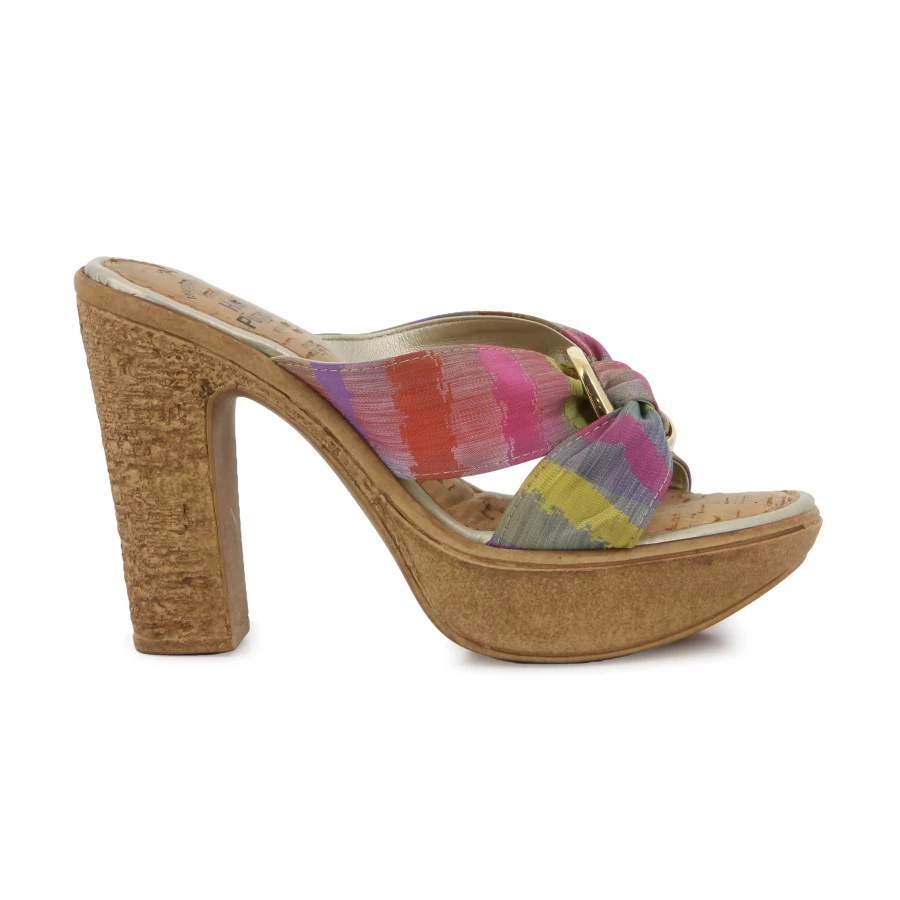 soft style Hush Puppies Florentina Heels Green Multi