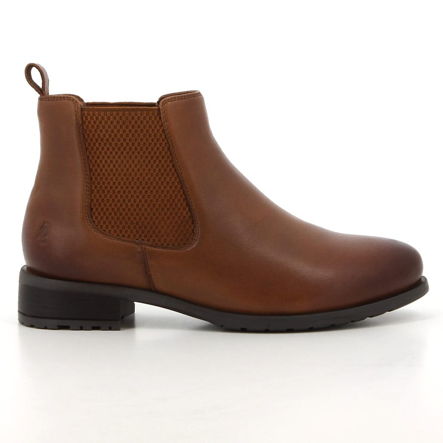 soft style Hush Puppies Gigi Leather Ankle Boots Brown