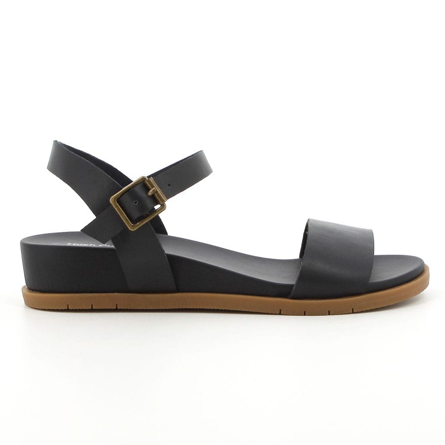 soft style Hush Puppies Graice Leather Sandals Navy