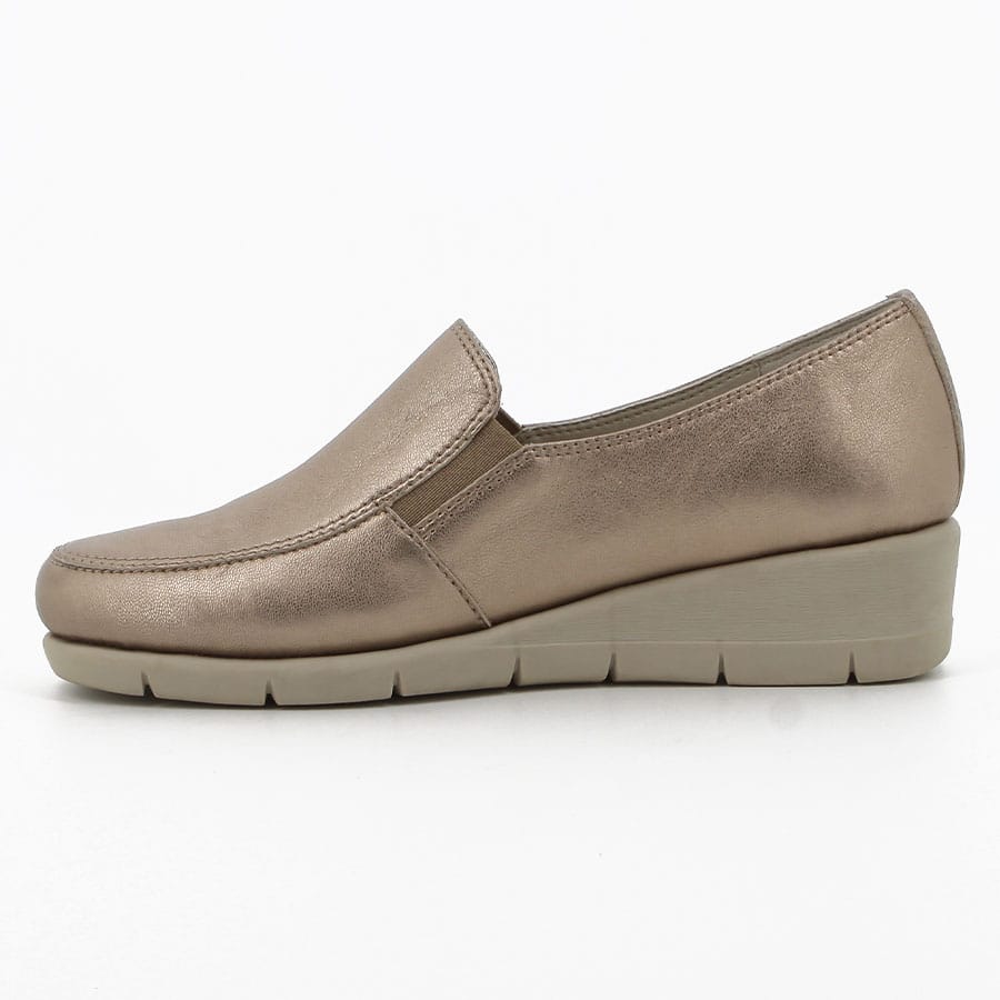 Soft Style Hush Puppies Grecia Metallic Leather Casuals