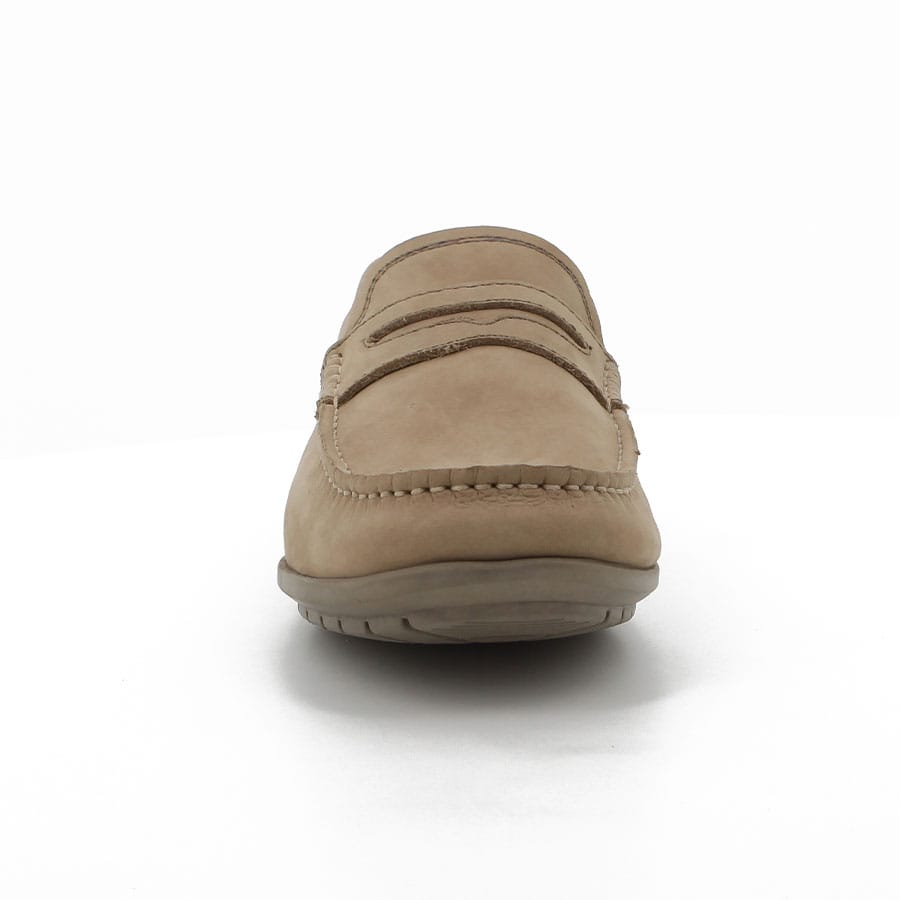 Soft Style Hush Puppies Hudson Mocassin Taupe Nubuck