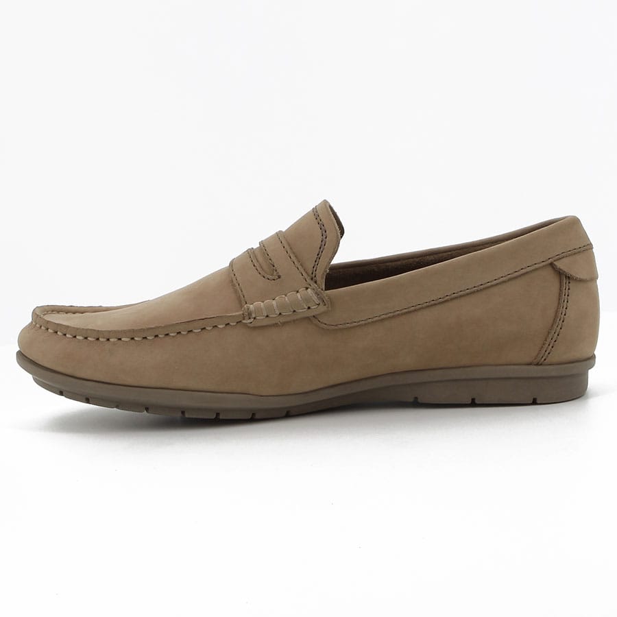 Soft Style Hush Puppies Hudson Mocassin Taupe Nubuck