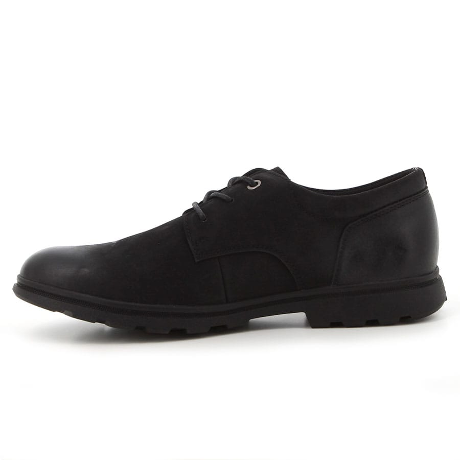 Soft Style Hush Puppies Jensenn Casual Lace Up Shoes Black Nubuck