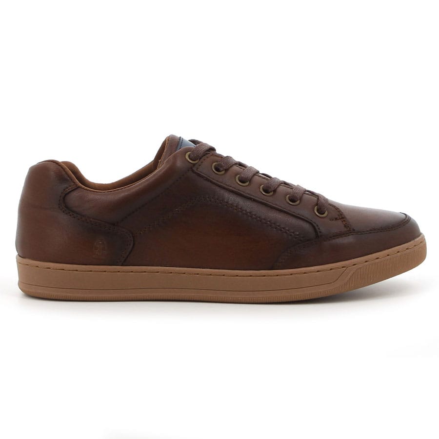 soft style Hush Puppies Jeter Casual Shoes Brown Leather