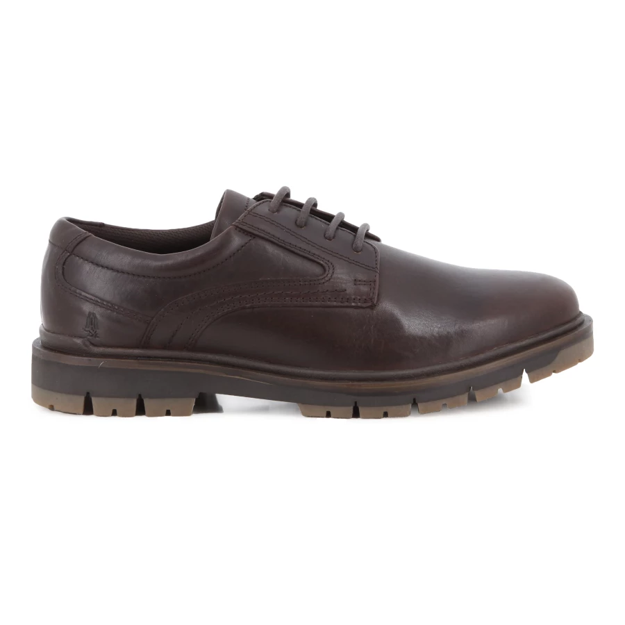 soft style Hush Puppies Jimmy Brown Lace Up Oiled Pull Leather