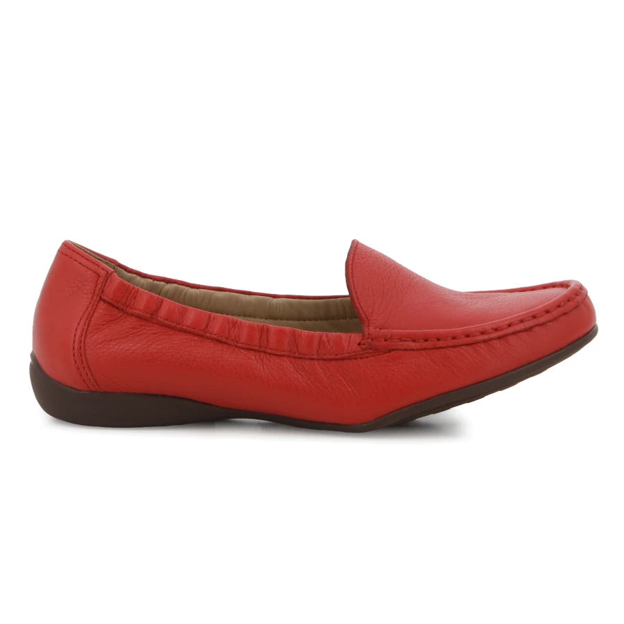 soft style Hush Puppies Joaninha Casuals Mandarin Red Nature Tumbled Leather