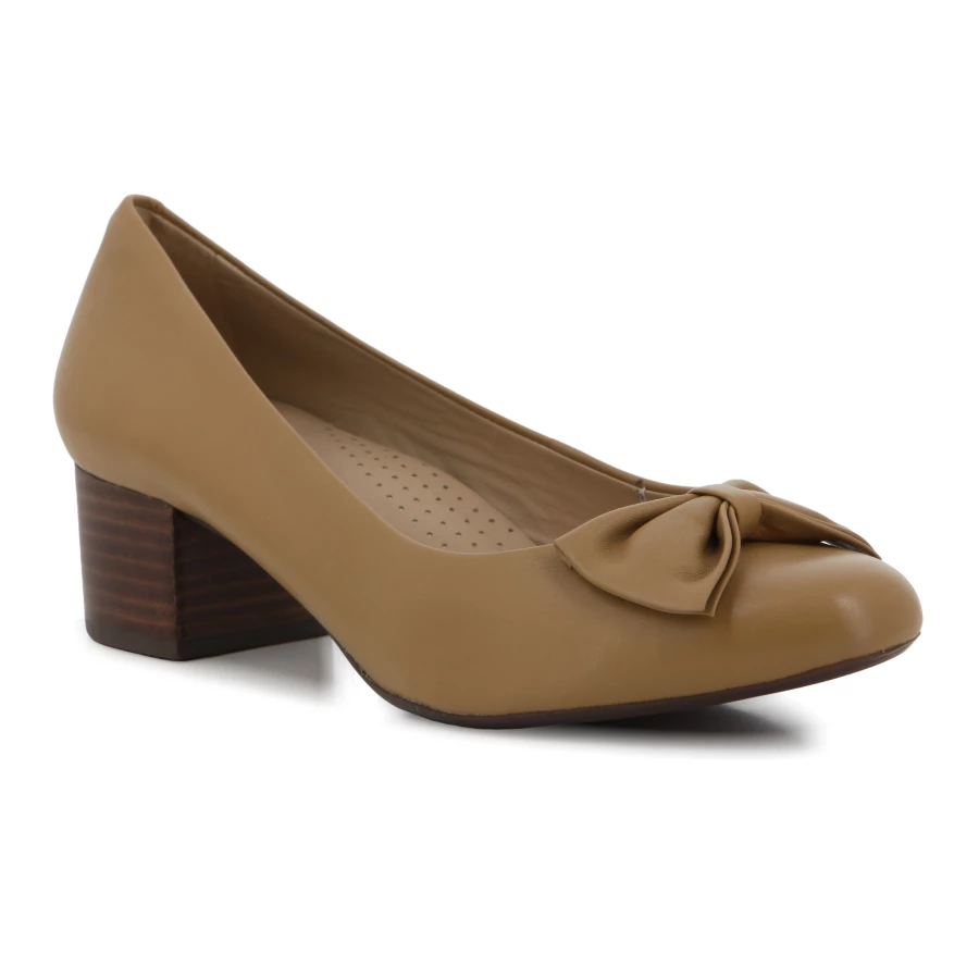 Soft Style Hush Puppies Maple Courts Tan Polished Mestico Lexy Leather