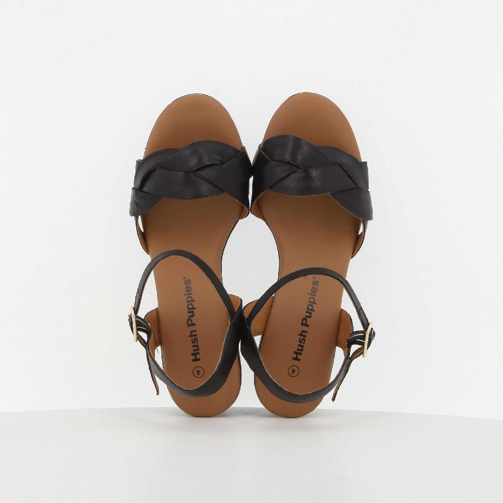 Soft Style Hush Puppies Mary 11 Heels Black Leather