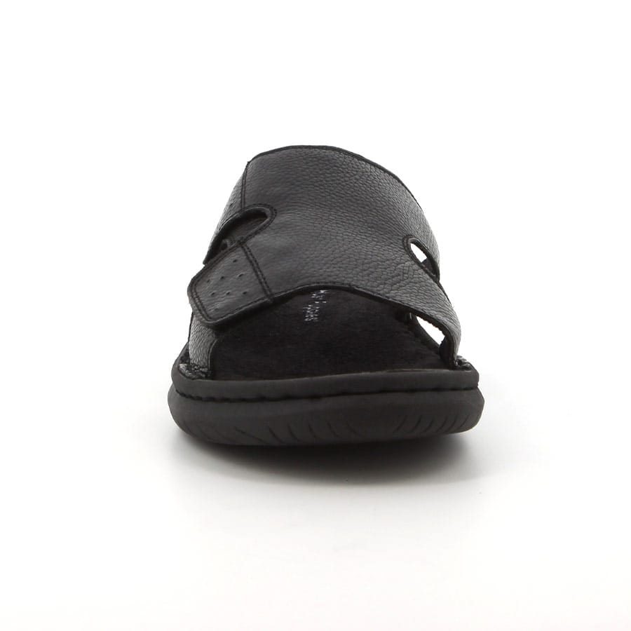 Soft Style Hush Puppies Memphis Sandals Black Leather