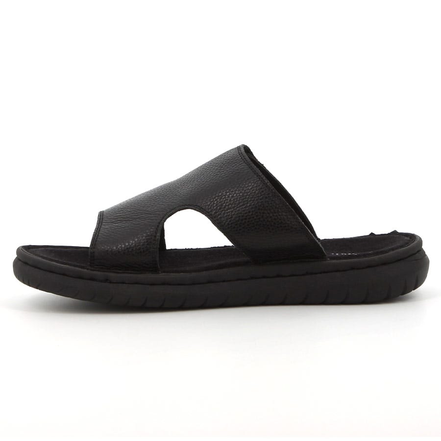 Soft Style Hush Puppies Memphis Sandals Black Leather