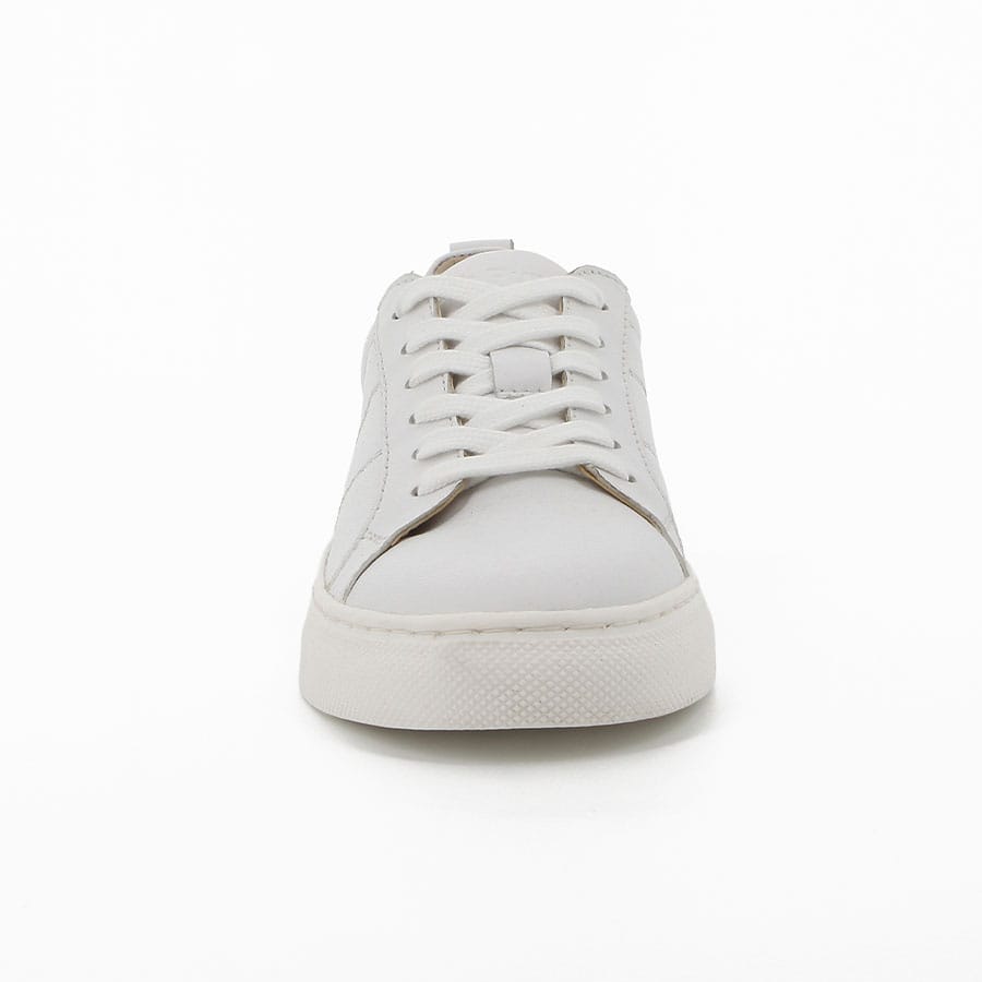 Soft Style Hush Puppies Mistry Leather Sneakers White