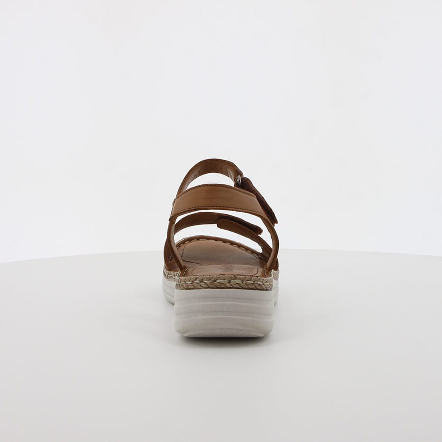 Soft Style Hush Puppies Nala Silte Leather Sandals Brown Chrome