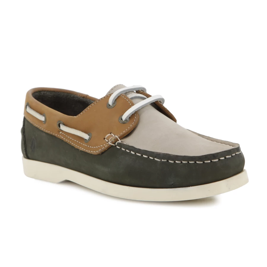 Soft Style Hush Puppies Nox Casual Boat Shoe Dark Navy Leather