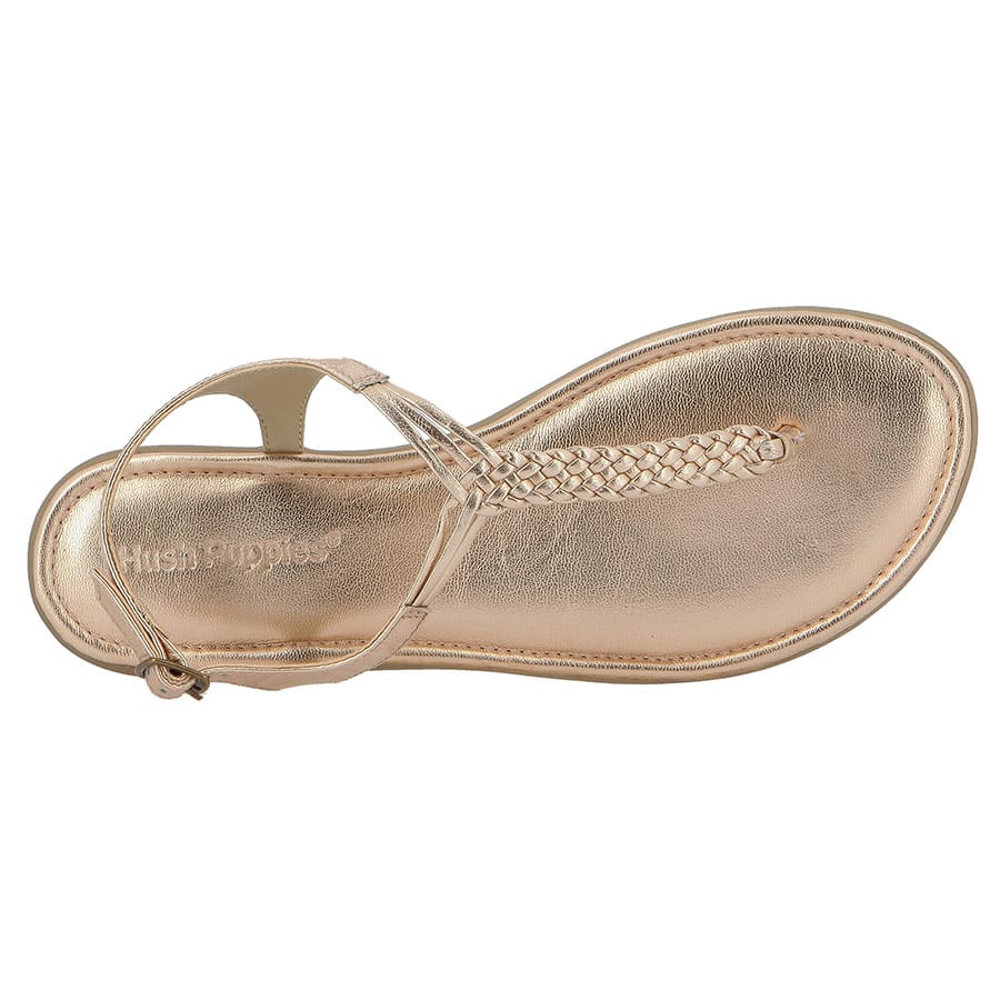 Soft Style Hush Puppies Phoebe 11 Sandals Rose Gold Metallic