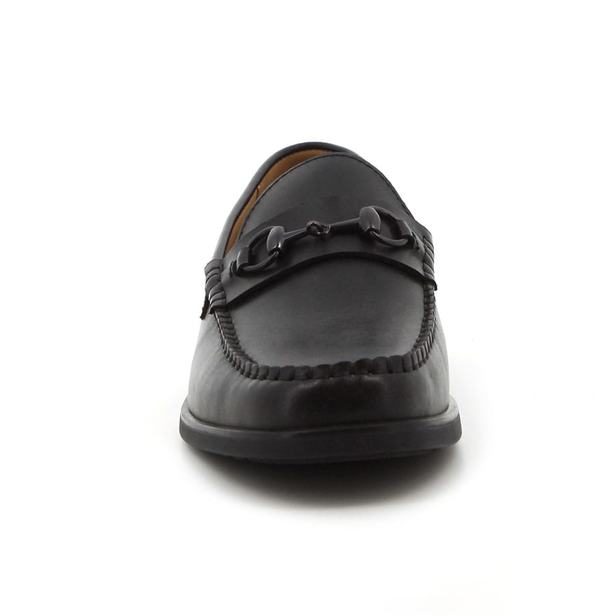 Soft Style Hush Puppies Renato Leather Loafers Black