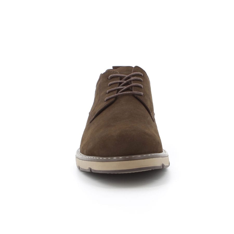 Soft Style Hush Puppies Ronnie Casual Lace Up Shoes Coffee Nubuck