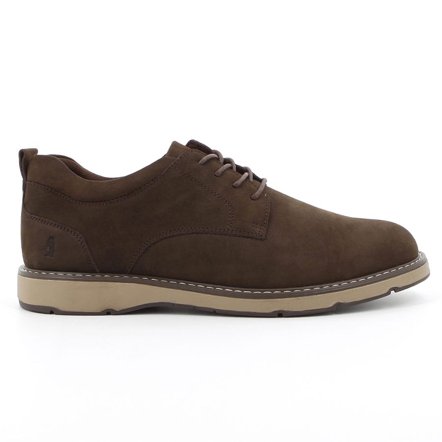 soft style Hush Puppies Ronnie Casual Lace Up Shoes Coffee Nubuck