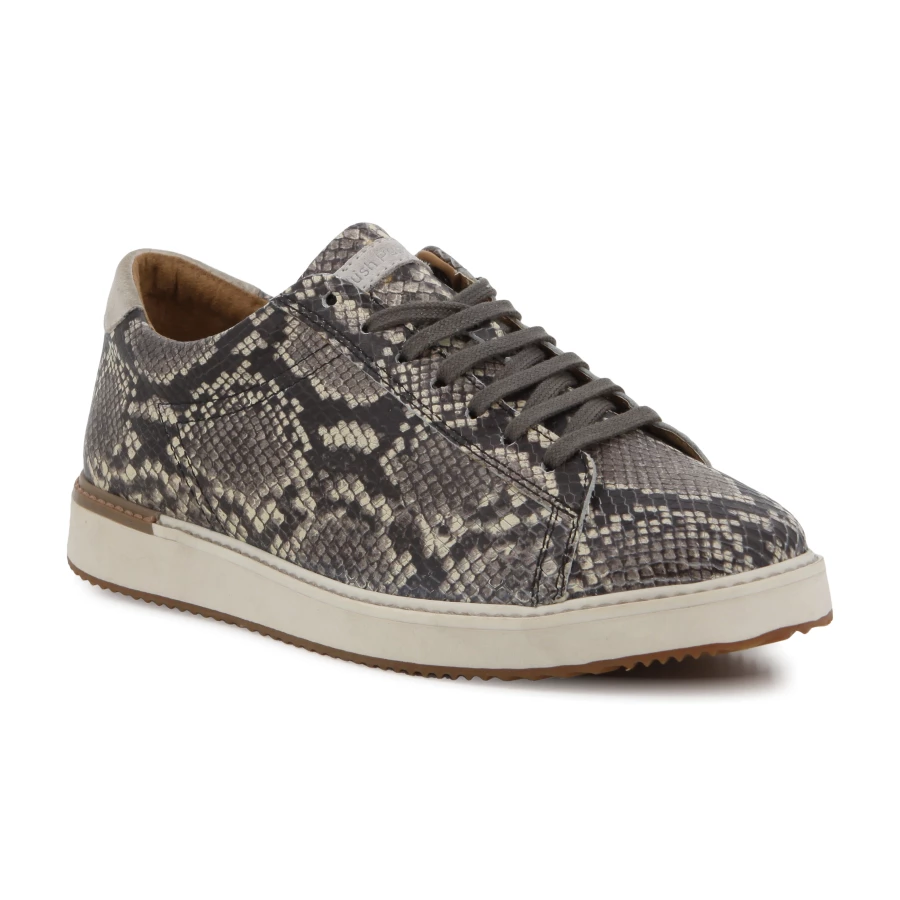 Soft Style Hush Puppies Sabine Sneaker Snake Natural Leather