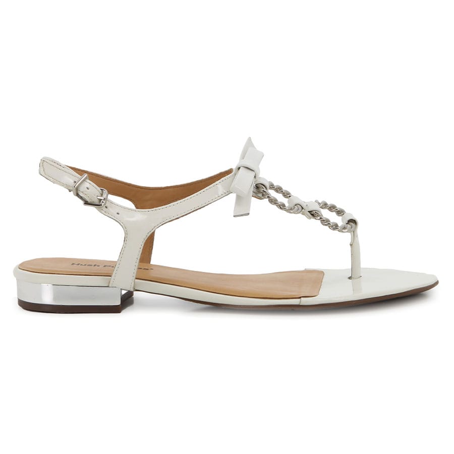 soft style Hush Puppies Utina Sandals White Leather
