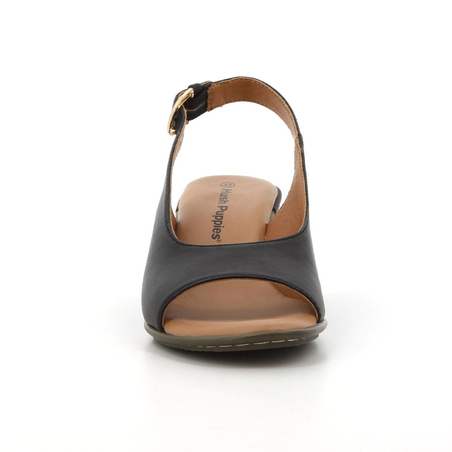 Soft Style Hush Puppies Valencia Leather Heels Black