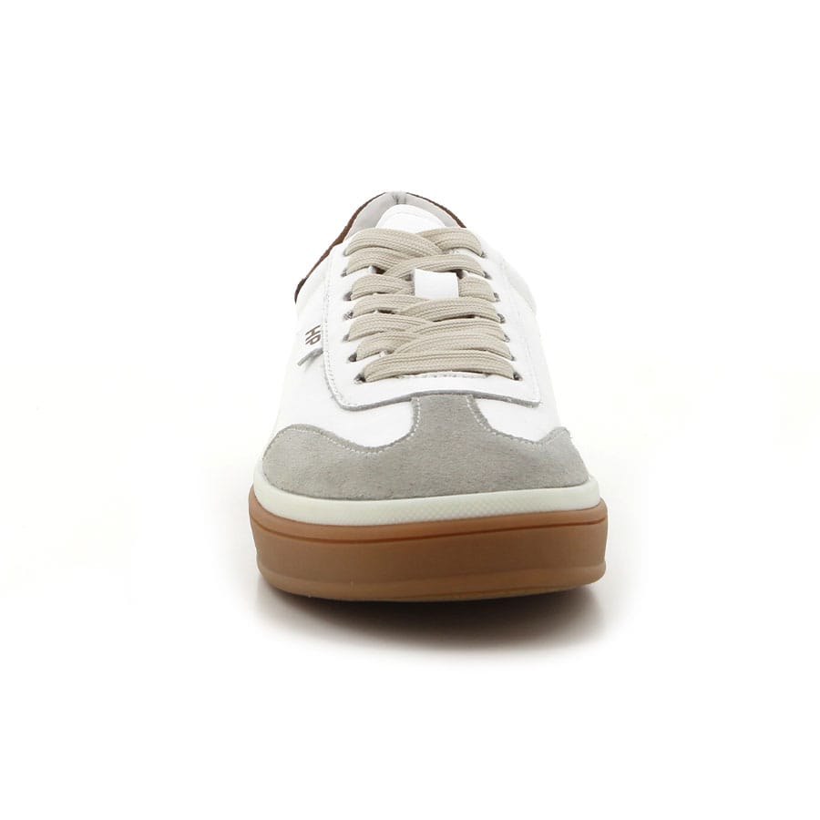 soft Style Hush Puppies Vernice Sneakers Brown White