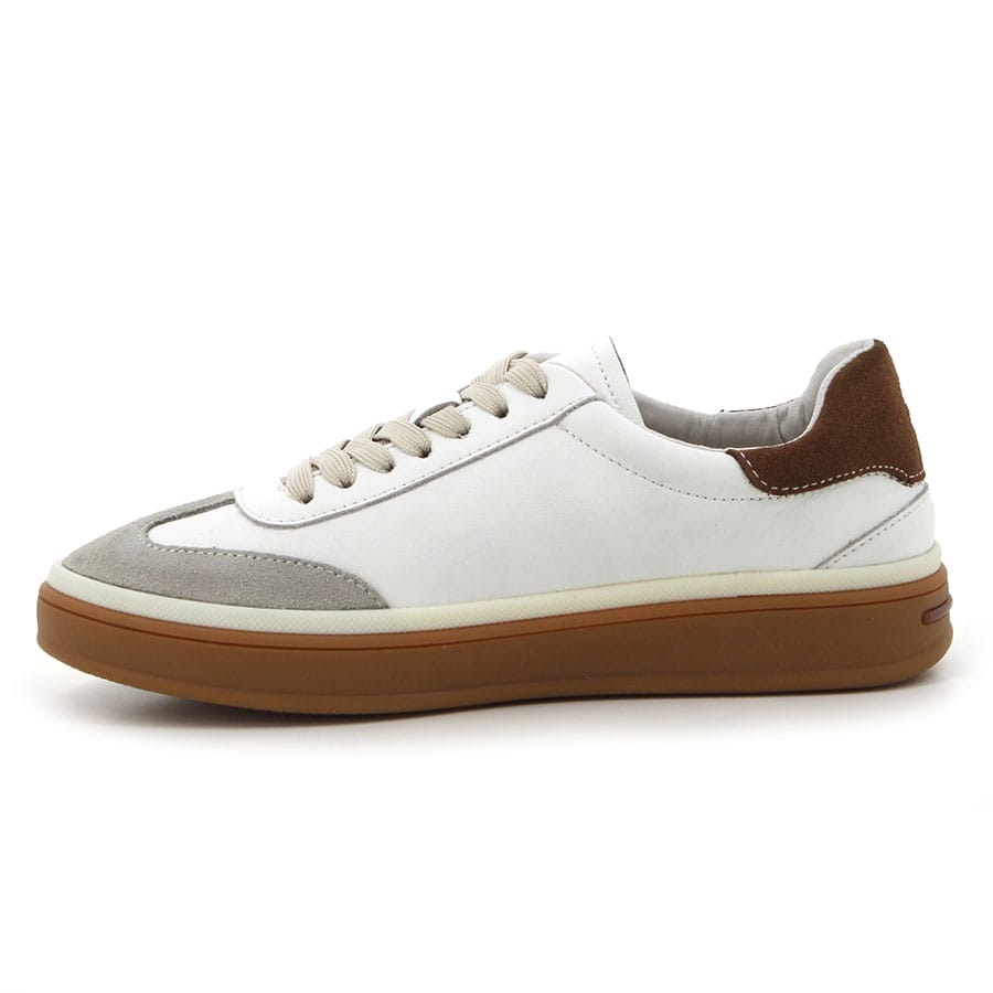 soft Style Hush Puppies Vernice Sneakers Brown White