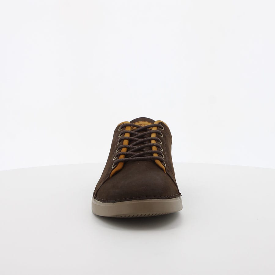 Soft Style Keano Casual Lace Up Shoes Coffee Nubuck