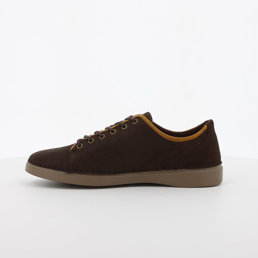 Soft Style Keano Casual Lace Up Shoes Coffee Nubuck