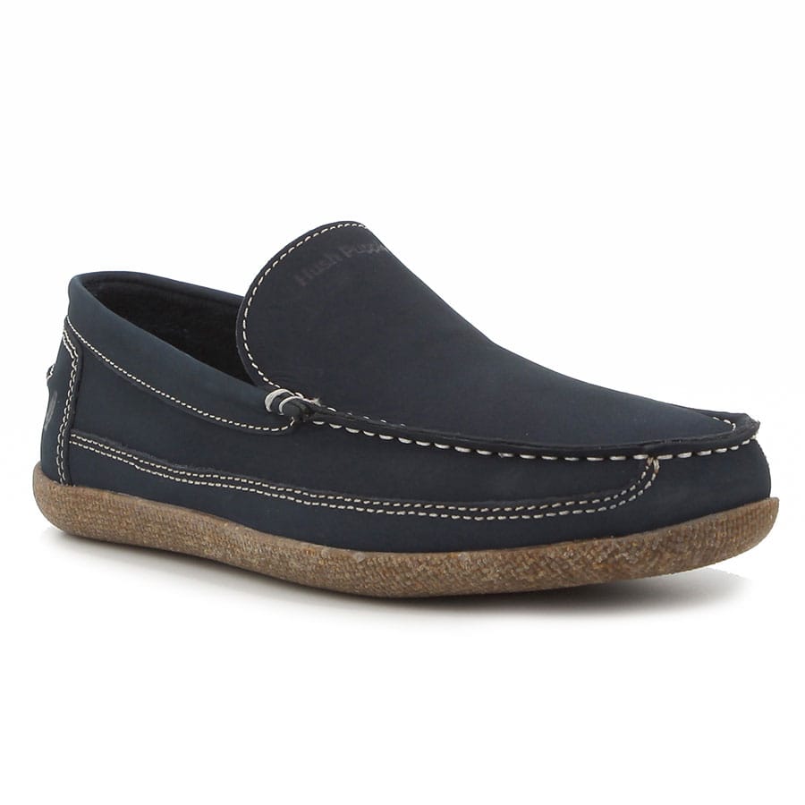 Soft Style Kingfisher Casual Slip On Navy Nubuck Leather