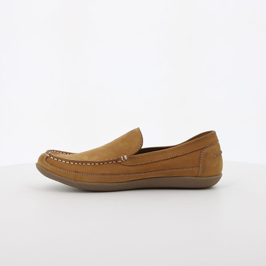 Soft Style Kingfisher Slip On Casuals Golden Brown Nubuck