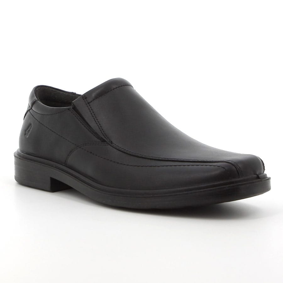 Soft Style Rainmaker II Slip On Leather Shoes Black
