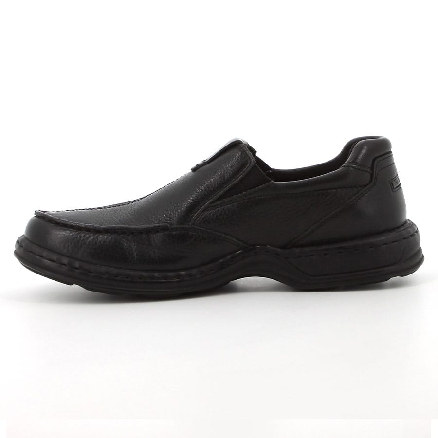 Soft Style Sawyer II Casual Leather Slip On Shoes Black