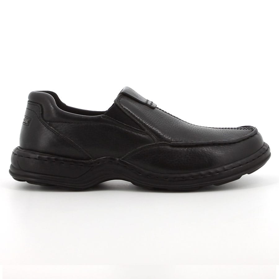 soft style Sawyer II Casual Leather Slip on Shoes Black