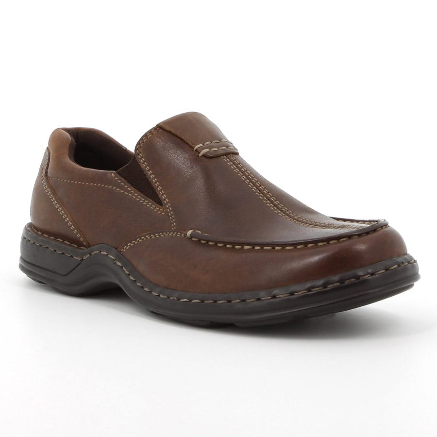 Soft Style Sawyer II Casual Leather Slip On Shoes Chestnut