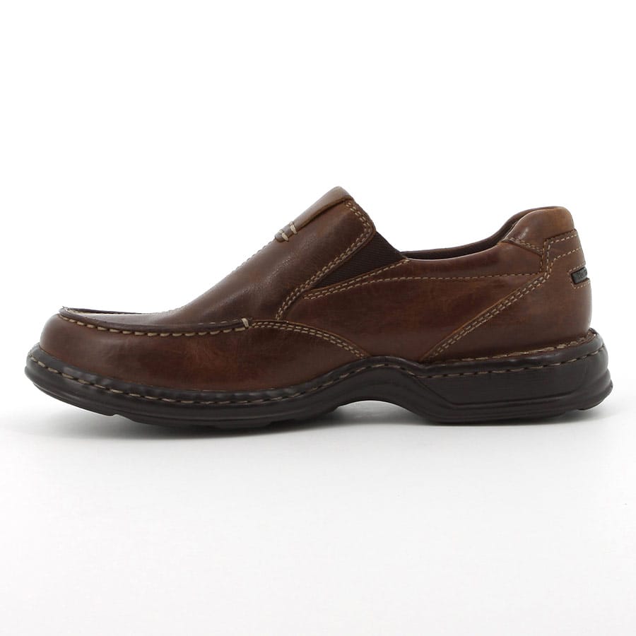 Soft Style Sawyer II Casual Leather Slip On Shoes Chestnut