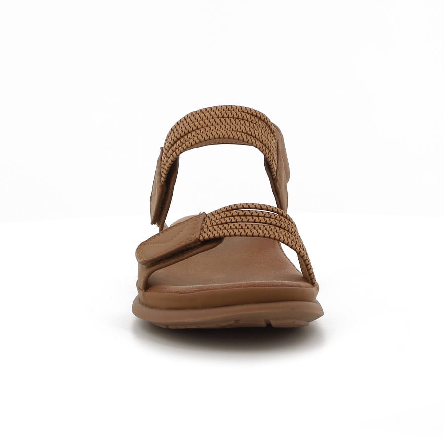 Soft Style Soft Irma Velcro Strap Comfort Sandals Tan
