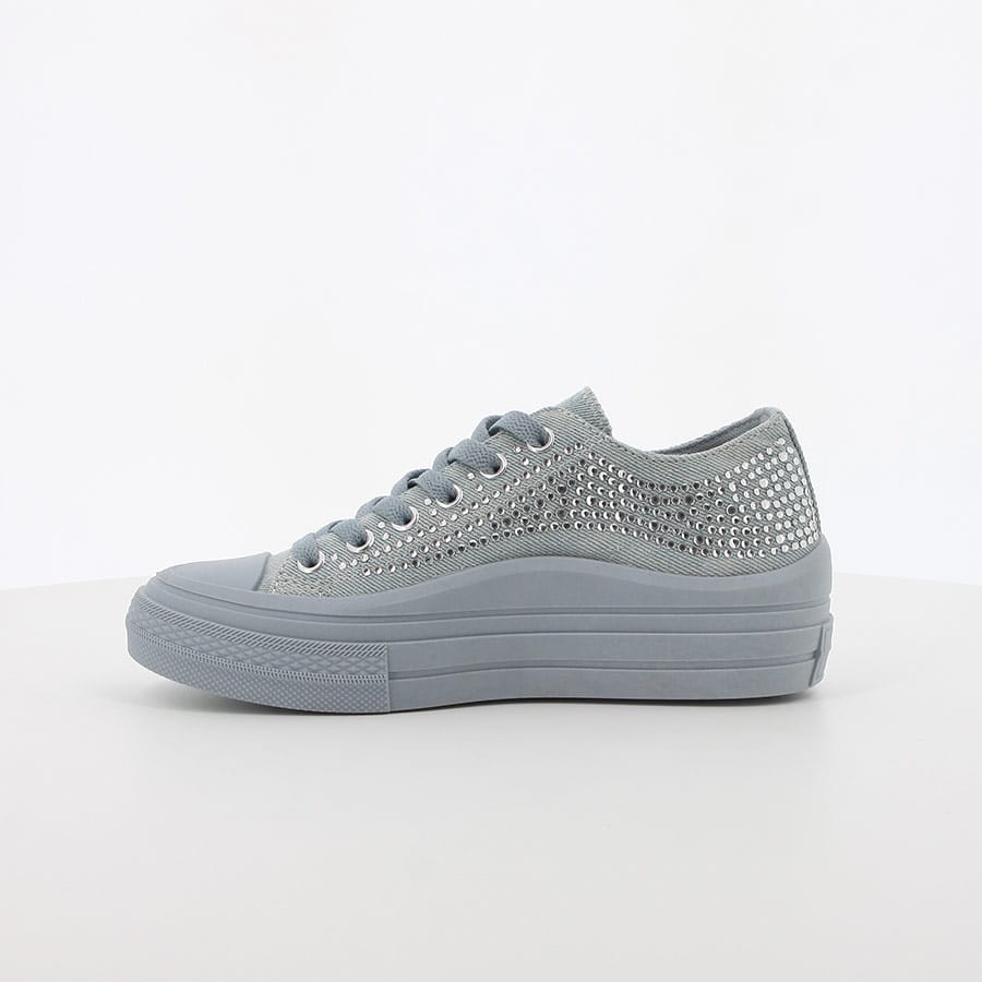 Soft Style Soft Selina Lace Up Sneakers Light Denim