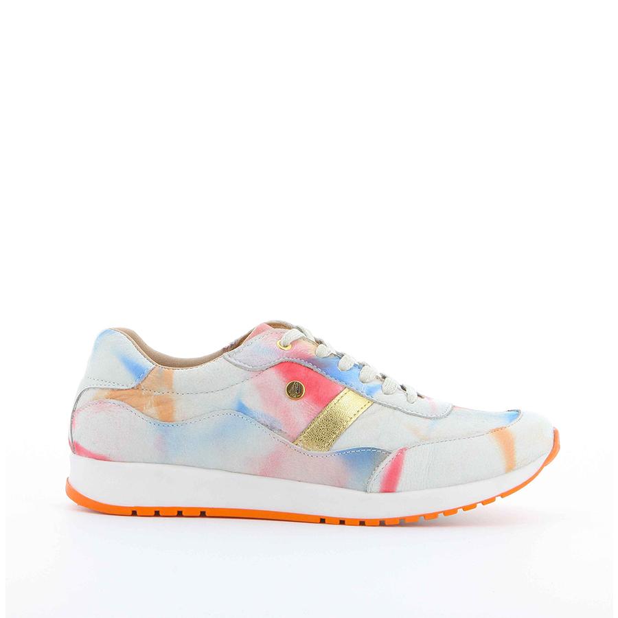 soft style AMARRA TIE DYE WHITE MULTI LEATHER