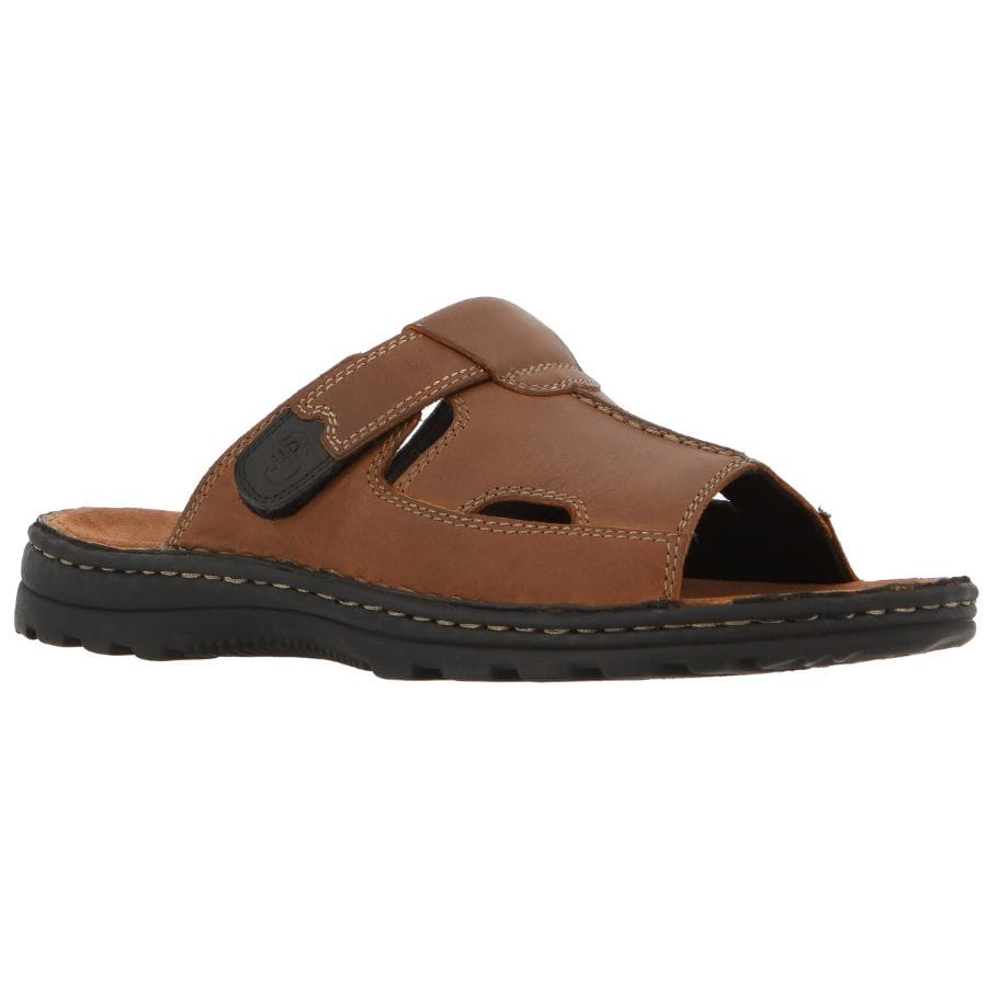 soft style Big Daddy Leather Sandals Brown