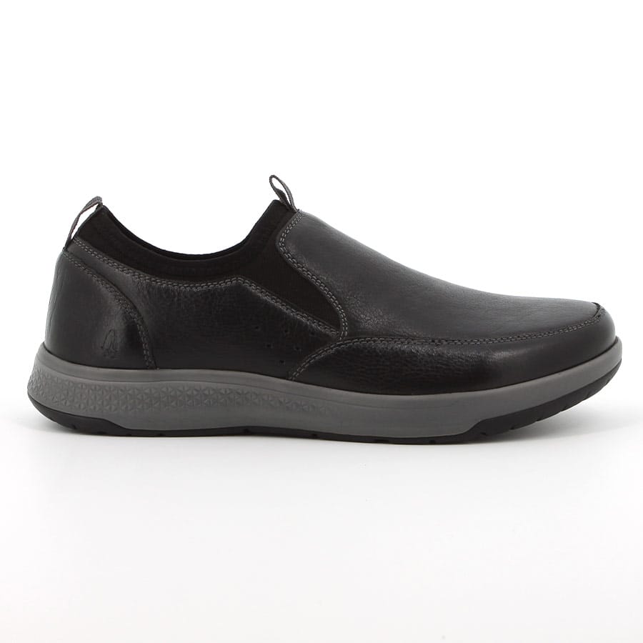 soft style Brayden Leather Slip on Shoes Black