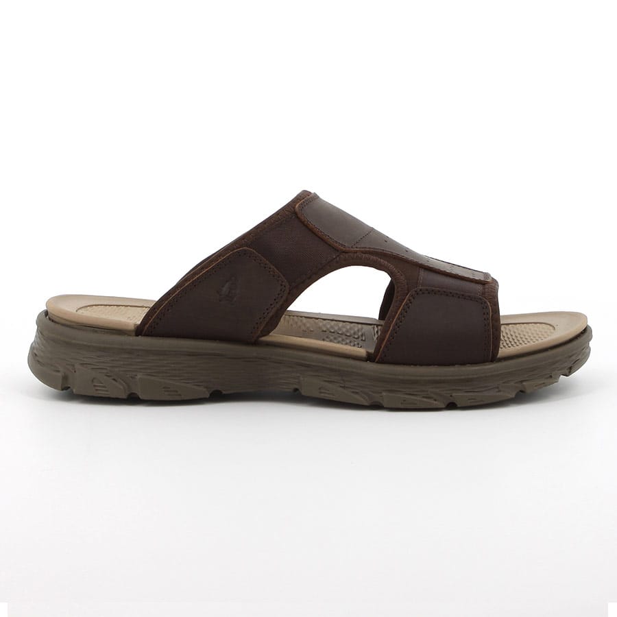 soft style Charlie II Leather Sandals Brown
