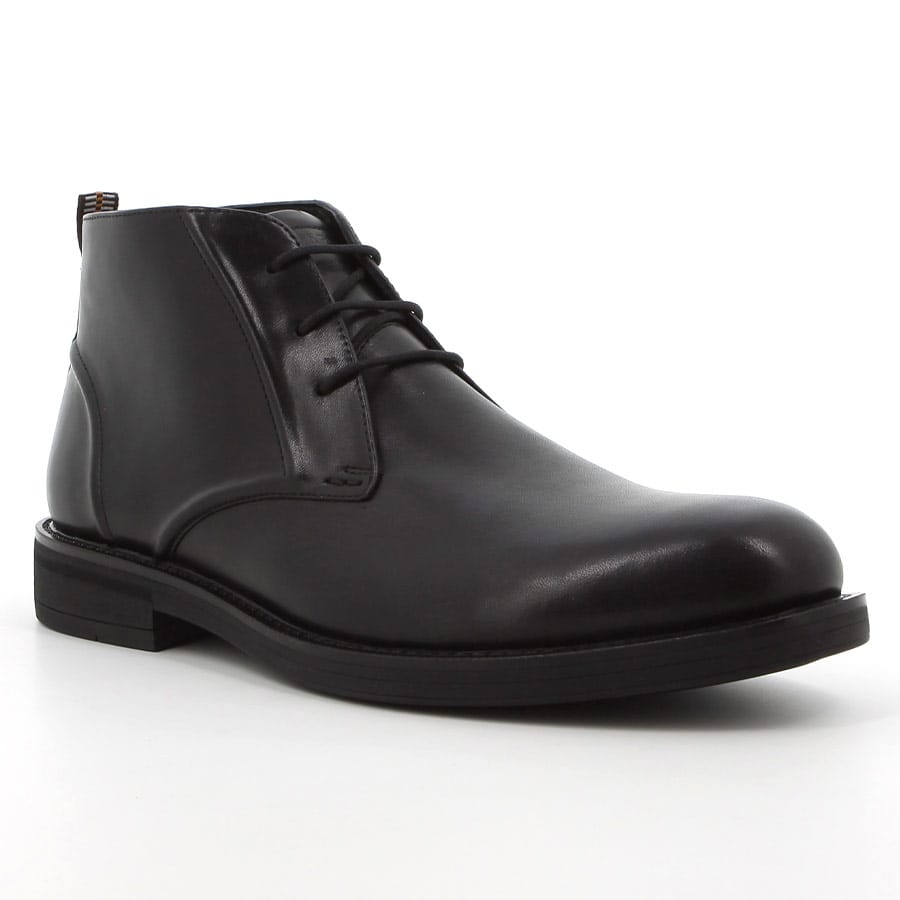 Soft Style Elway Leather Ankle Boots Black