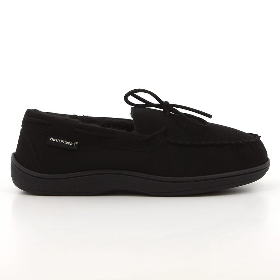soft style Hush Puppies Ben Slippers Black