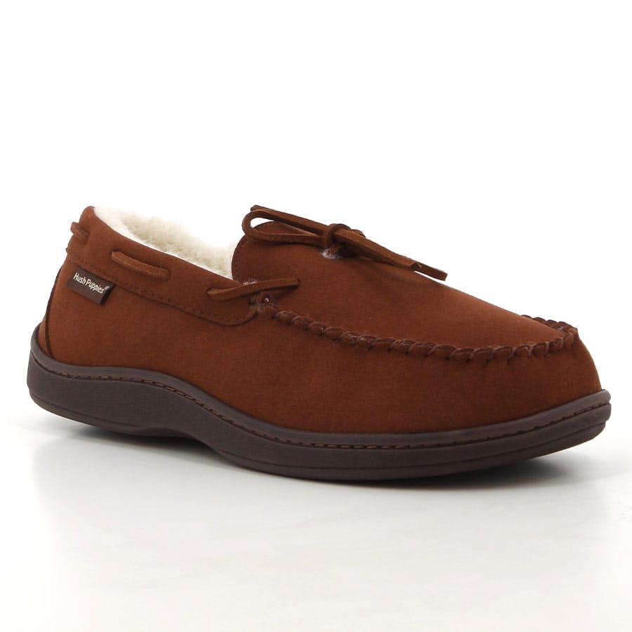 Soft Style Hush Puppies Ben Slippers Brown