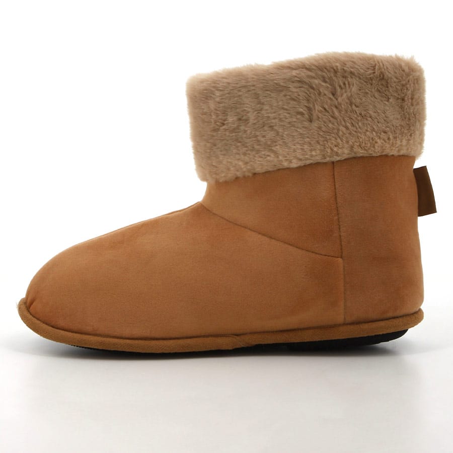 Soft Style Hush Puppies Casa Boot Slippers Caramel