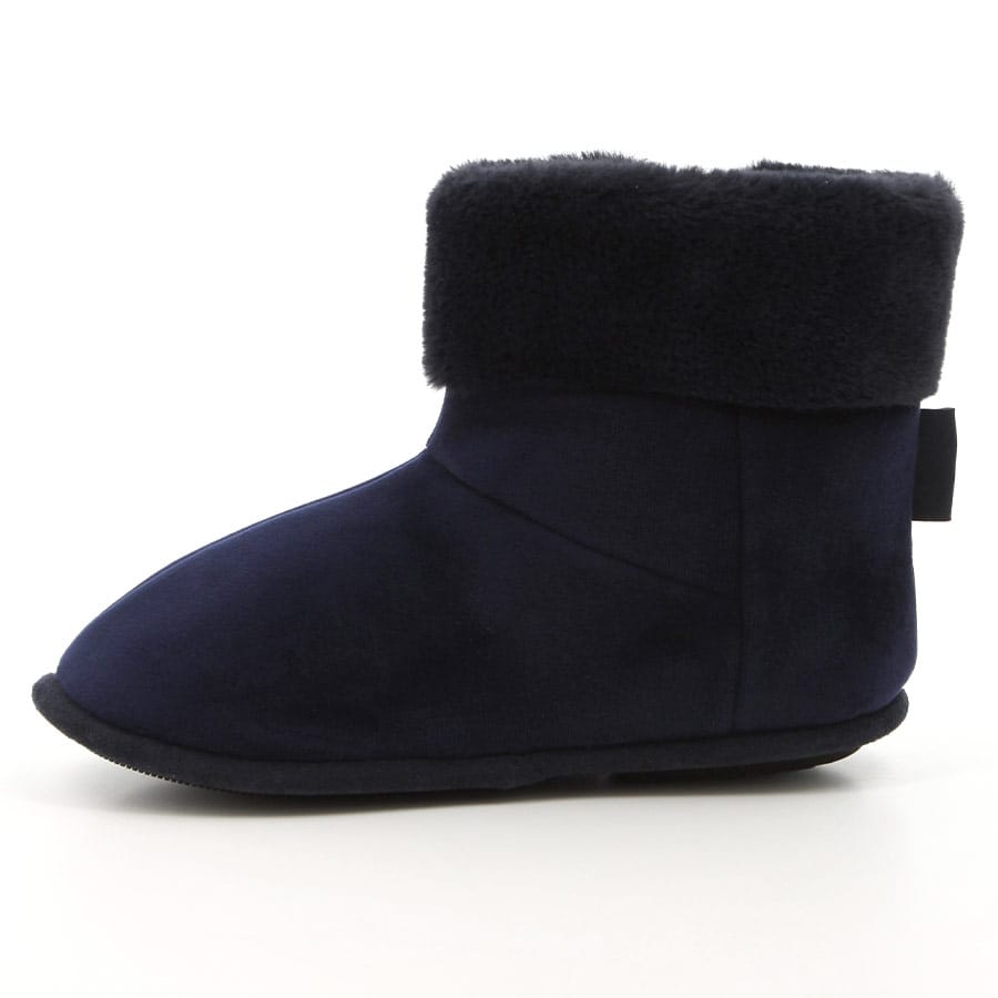 Soft Style Hush Puppies Casa Boot Slippers Navy