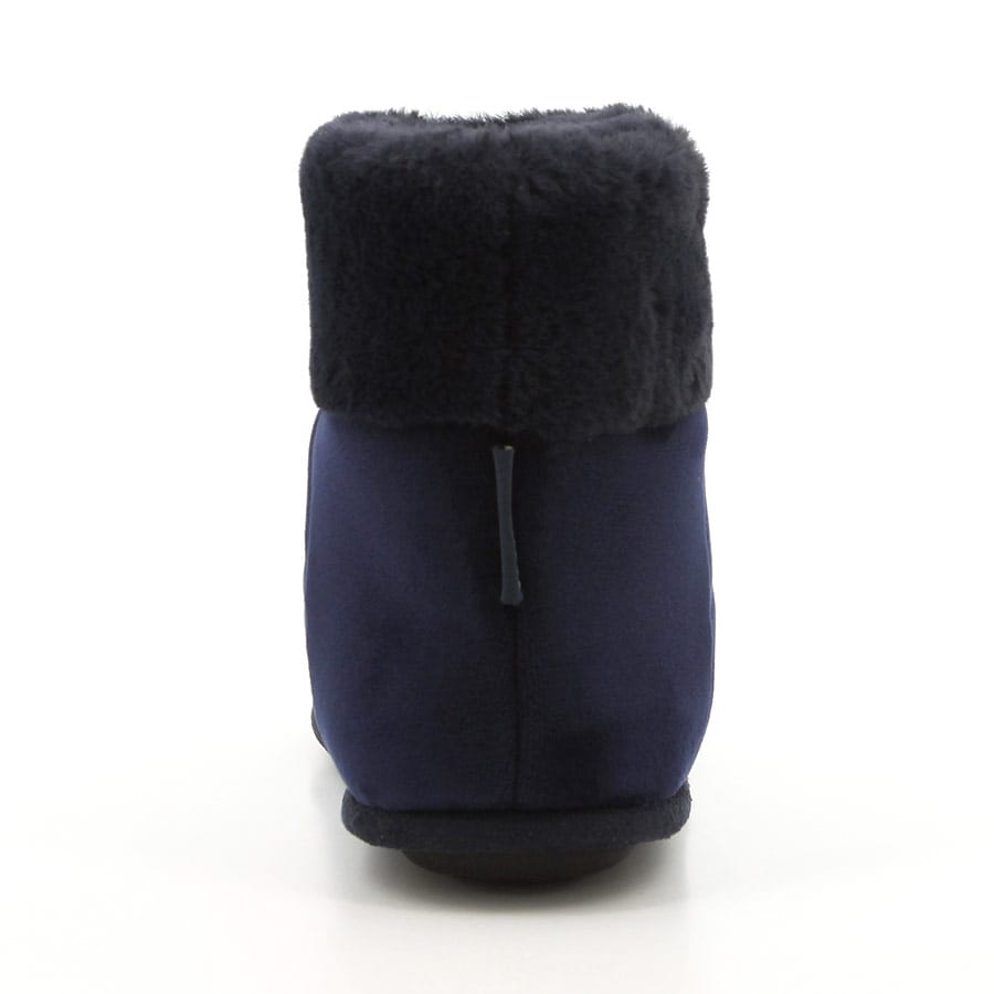 Soft Style Hush Puppies Casa Boot Slippers Navy