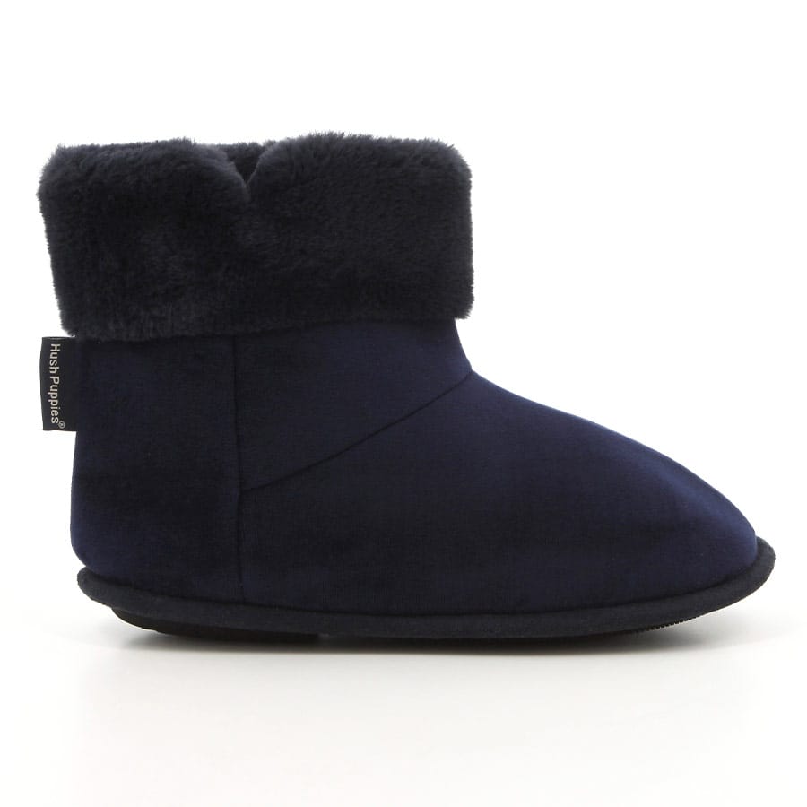 soft style Hush Puppies Casa Boot Slippers Navy